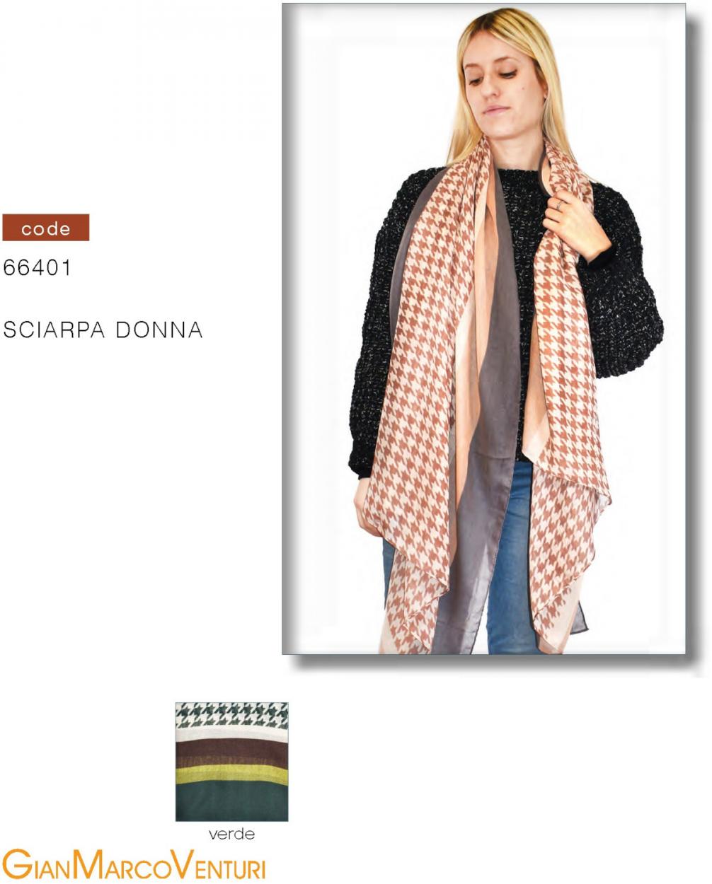 SCIARPA DONNA VERDE 66401VE 41100