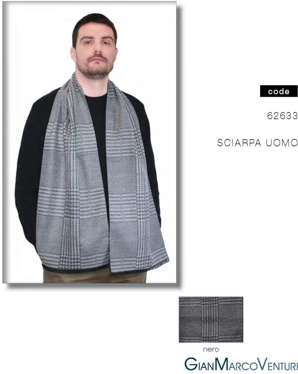 SCIARPA UOMO NERO 62633N 41100