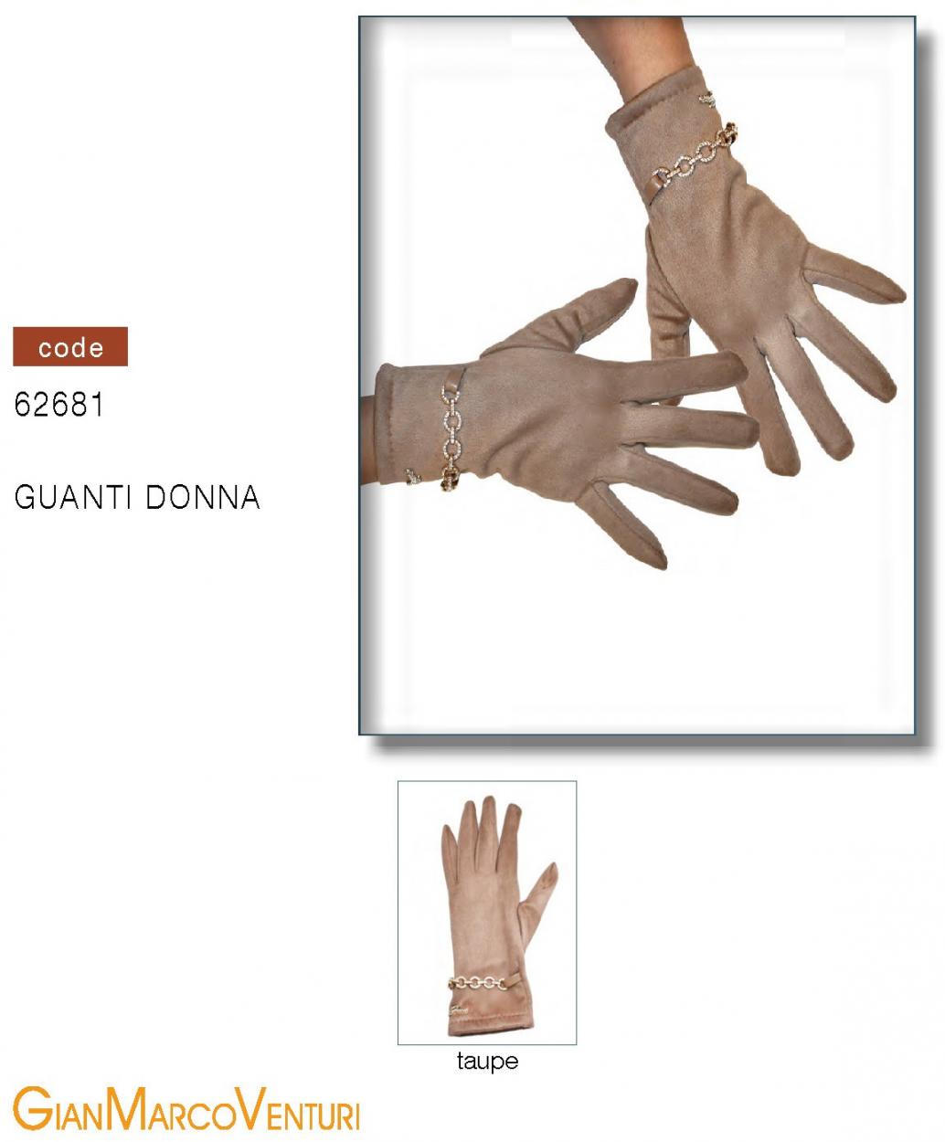 GUANTO DONNA GMV TAUPE 62681TA 41100