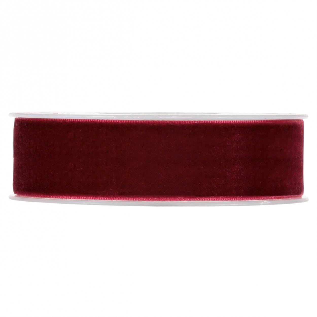 VELVET RIBBON MM25X9MT BORDEAUX 3411M24 41229
