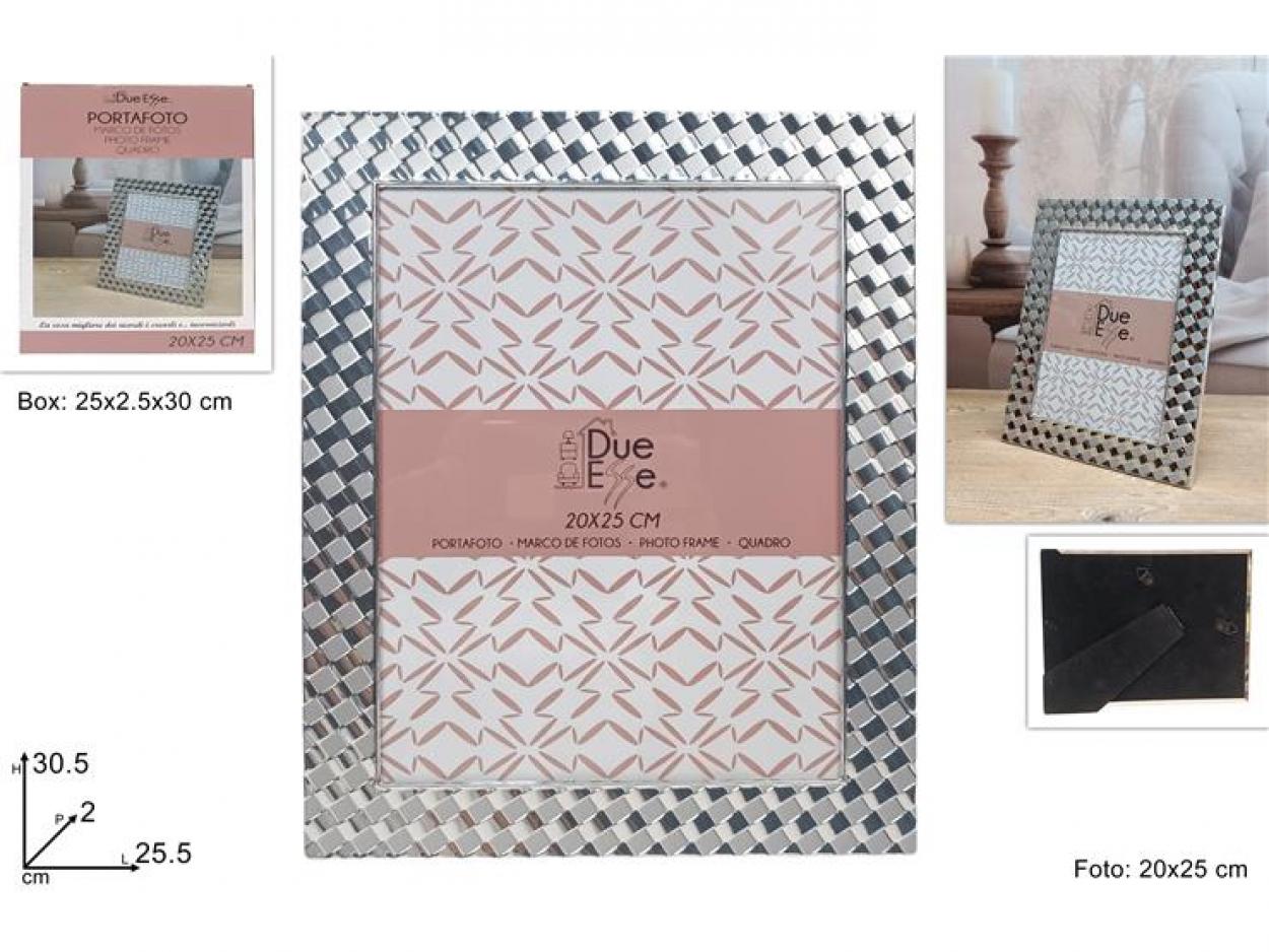 CORNICE PORTAFOTO 20x25cm COLOR ARGENTO 651575 40842