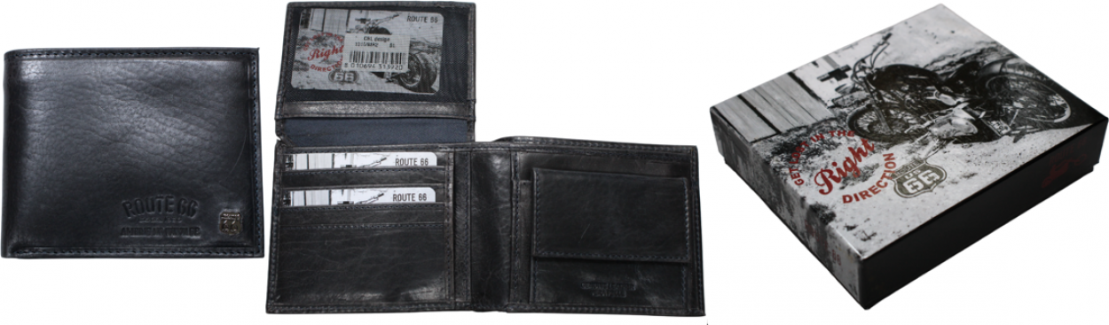 1916/MR2 BL PORTAFOGLI UOMO PELLE BLU 12x9,5cm 41233