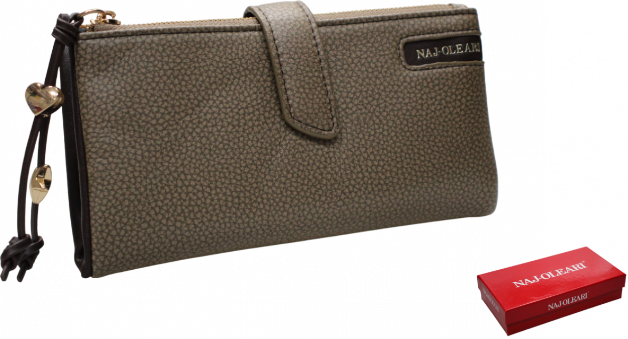 2529/BOBA13 CC PFOGLIO DONNA CIOCCOLATO 19x9cm 41233