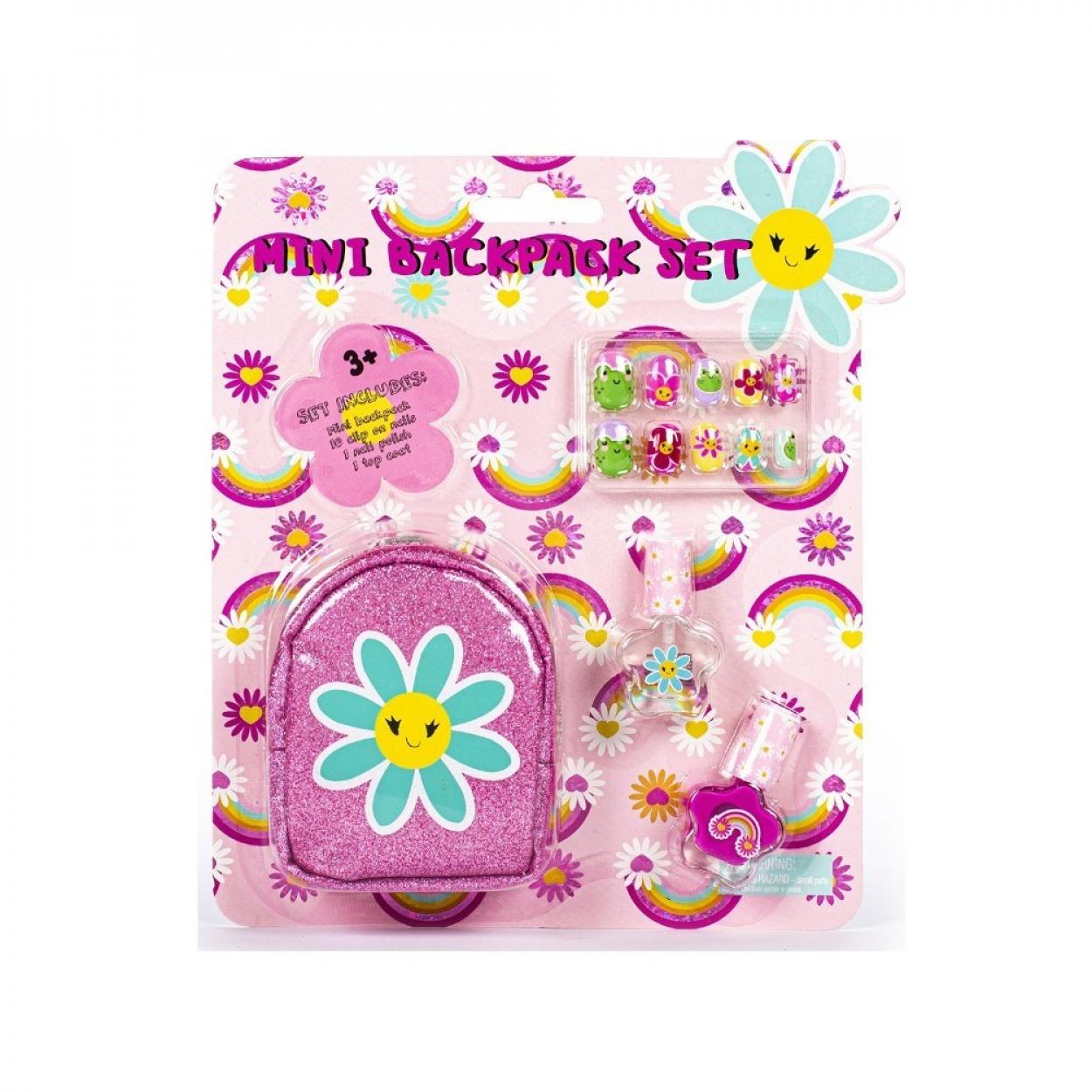 MINI BACKPACK NAIL SET TRI-COASTAL BTS KIDS Y81204A-31907 41434