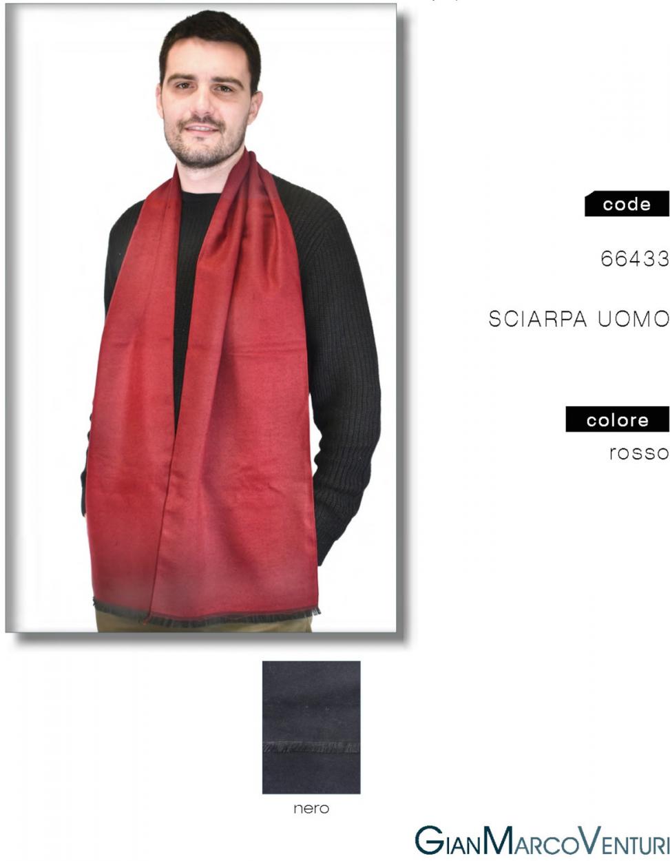 SCIARPA UOMO NERO 66433N 41100