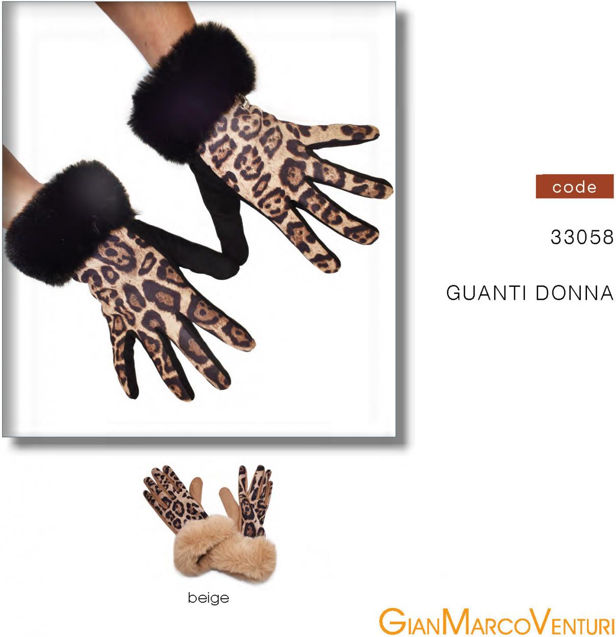 GUANTO DONNA BEIGE 33058BE 41100