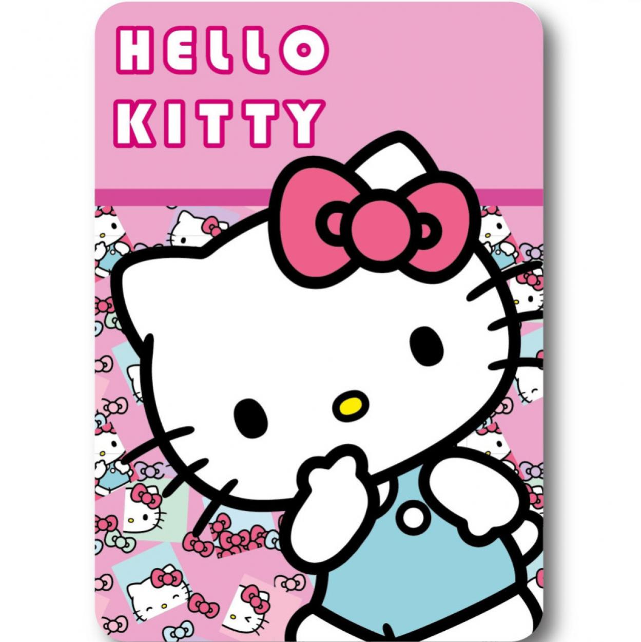 HK36-5434 HELLO KITTY BLANKET POLAR FLEECE 100x140cm 55354
