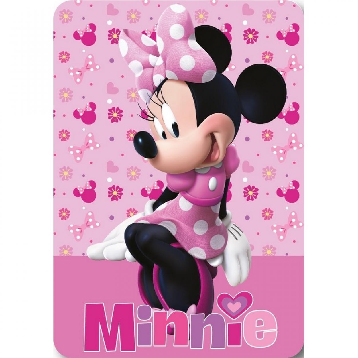 MIN36-5437 MINNIE BLANKET POLAR FLEECE 100x140cm 55354