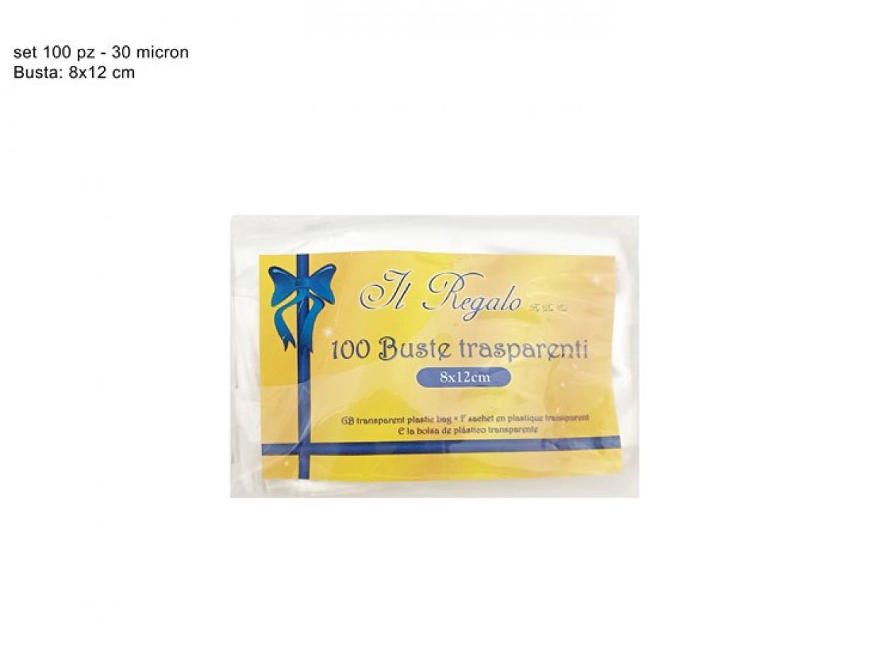 BUSTE TRASPARENTI 8x12cm 100pz 30MY 243725 40649