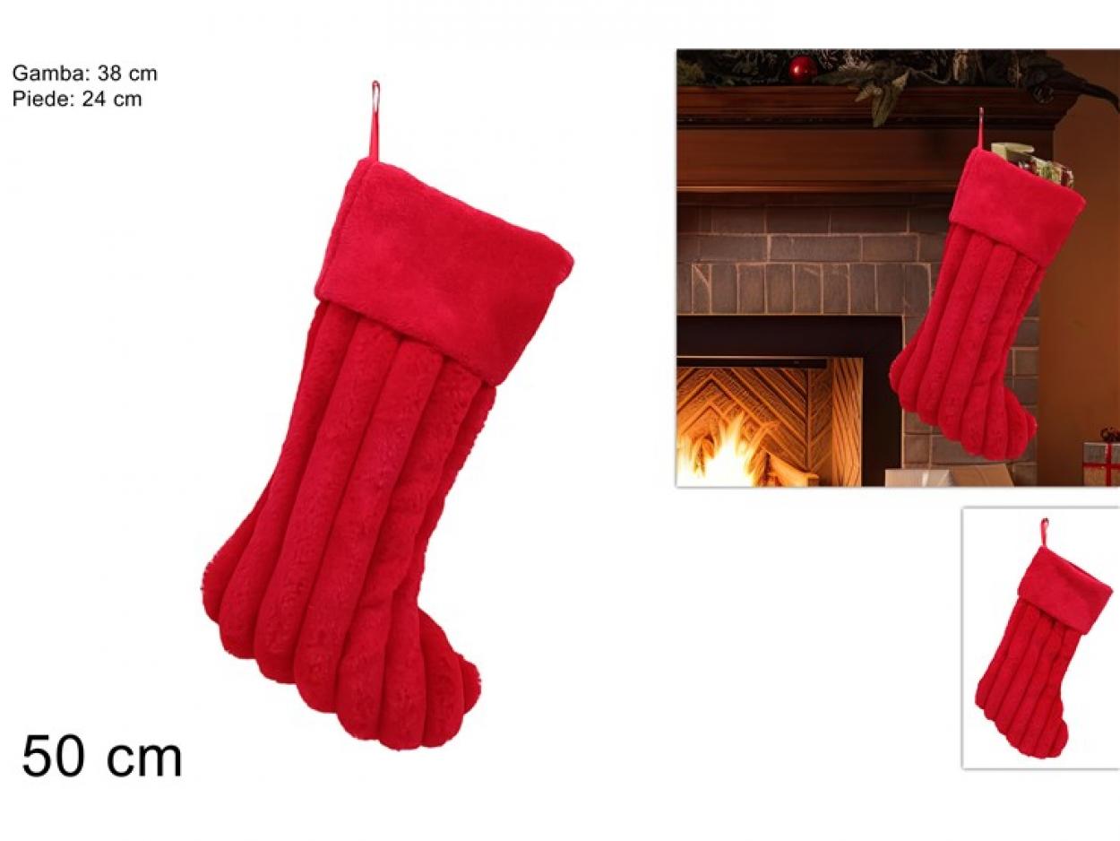 CALZA 50cm PELLICCIA ROSSA 326306 40649