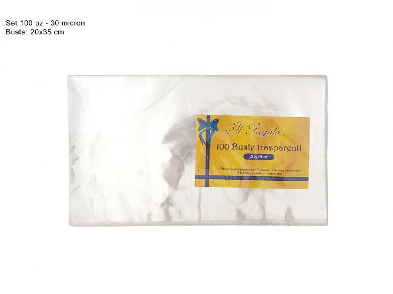 BUSTE TRASPARENTI 20x35cm 100pz 30MY 243770 40649