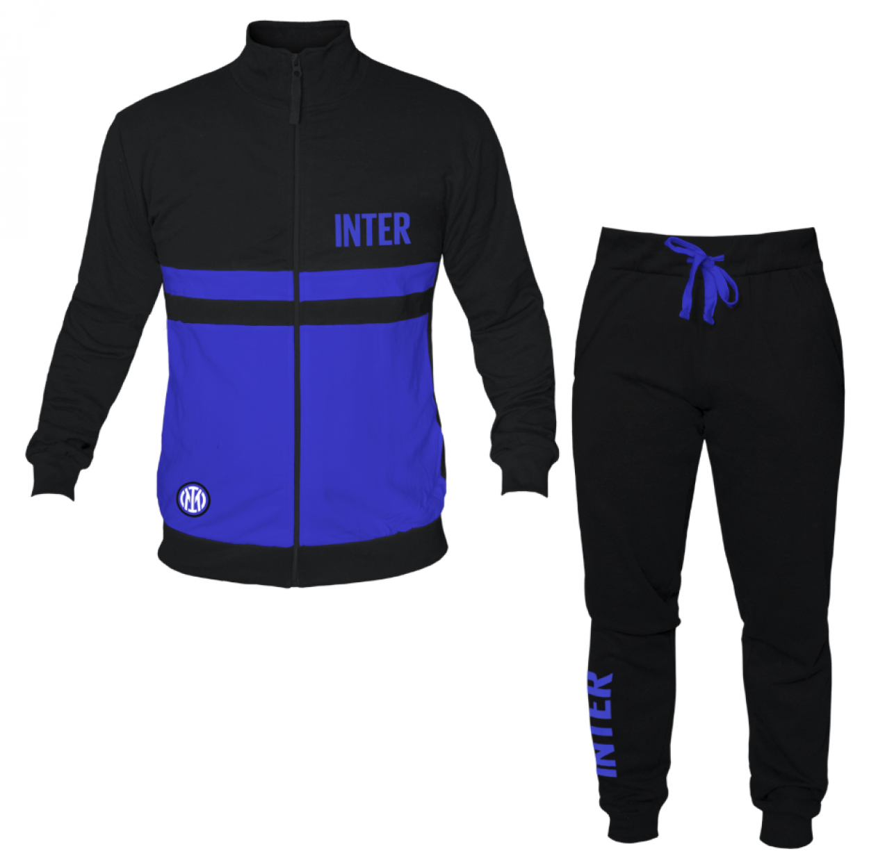 PIGMF101140 TUTA CASA FELPATA RIGATA ADULTO INTER 40703