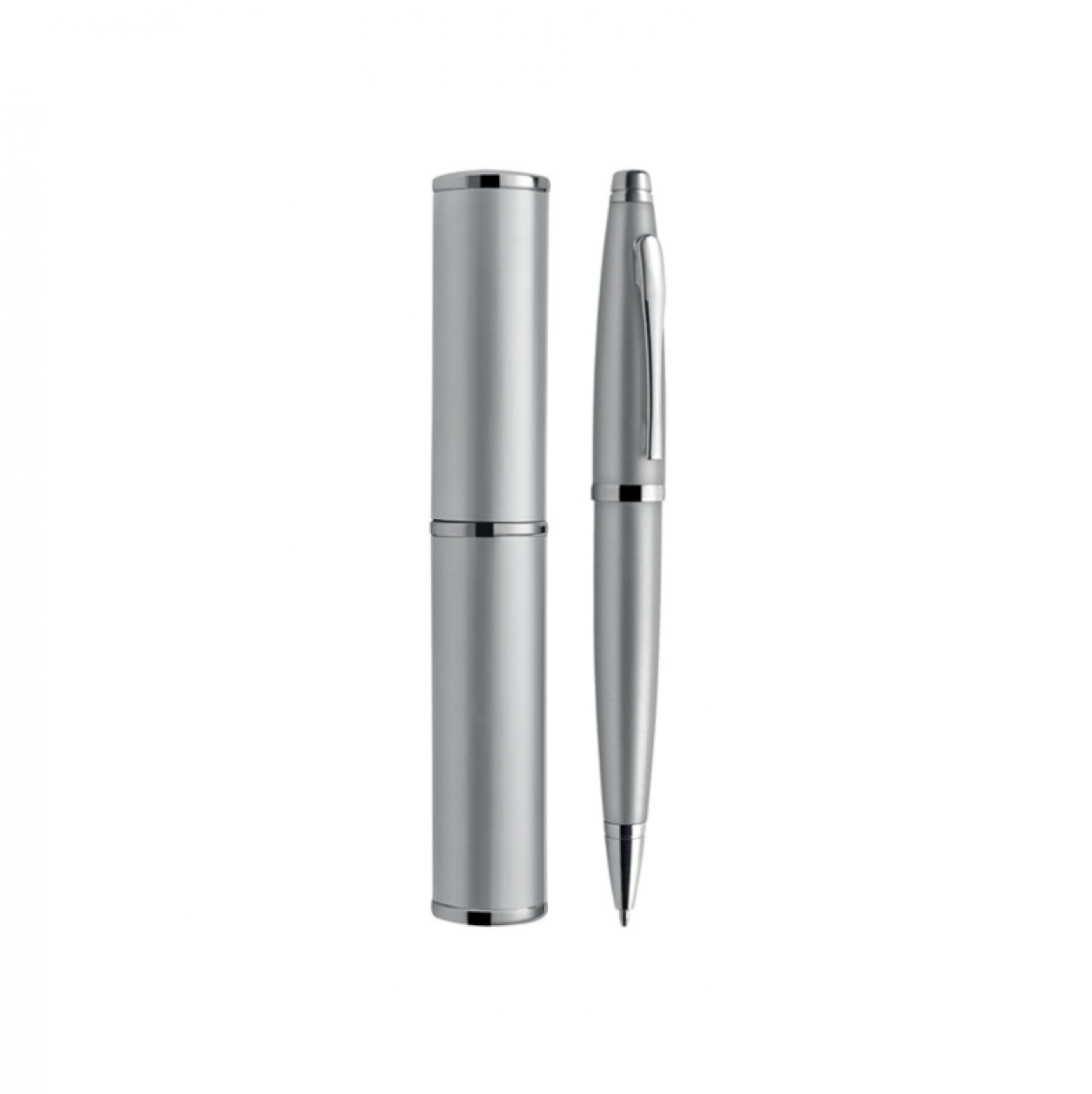PD025SI PENNA A SFERA METAL C/AST SILVER 40537