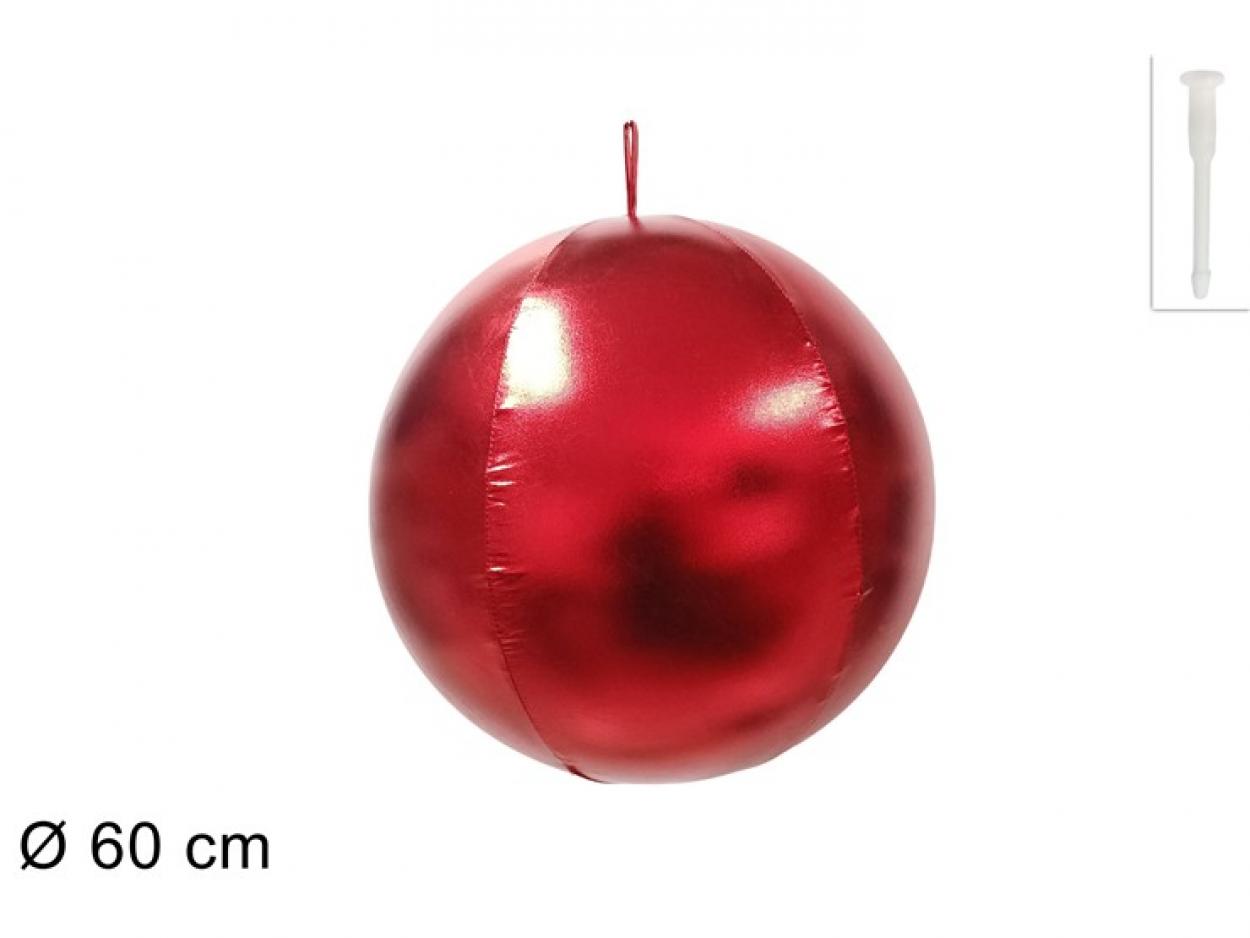 PALLA GONFIABILE ROSSO DIAM. 60cm 337050 40649