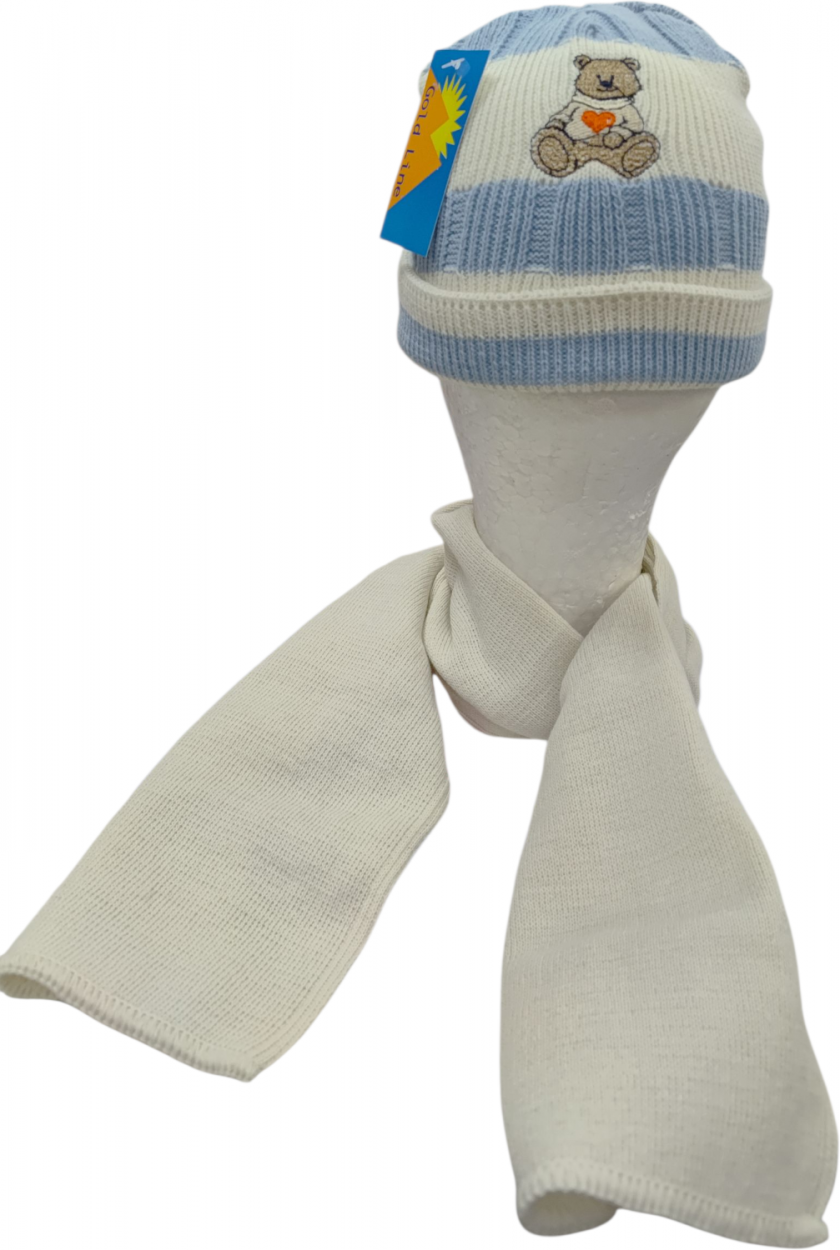 SET 2PZ SCIARPA + CAPPELLO ART 22410 BABY