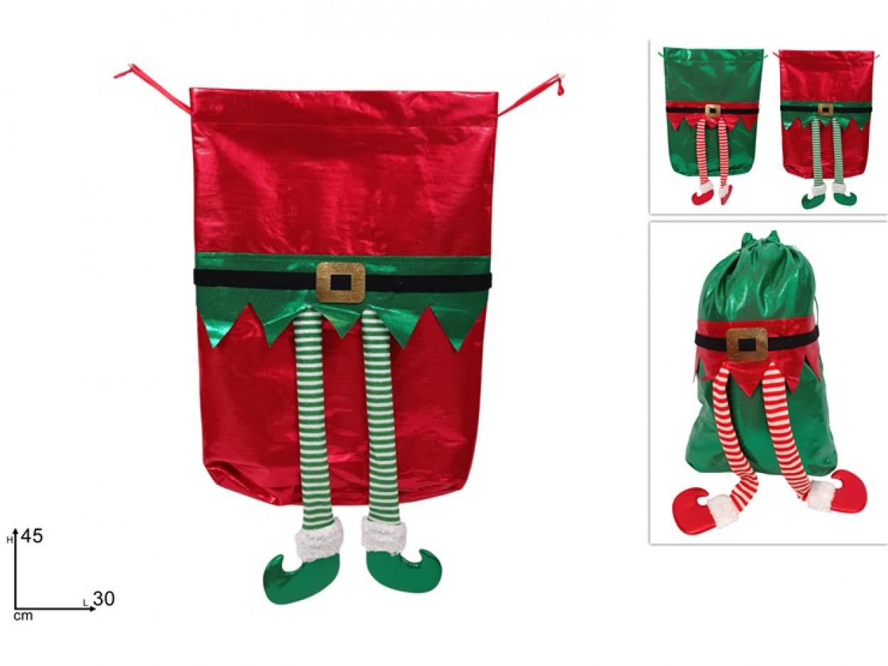 SACCO CON GAMBE ELFO 403762 40649