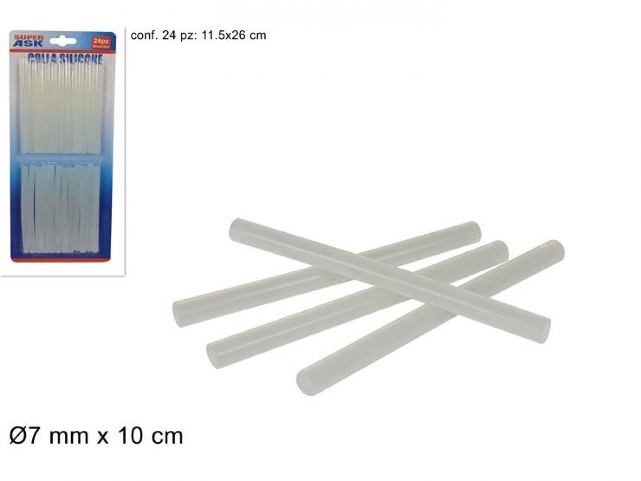 BACCHETTE SILICONE 24pz 10cm 436349 40842