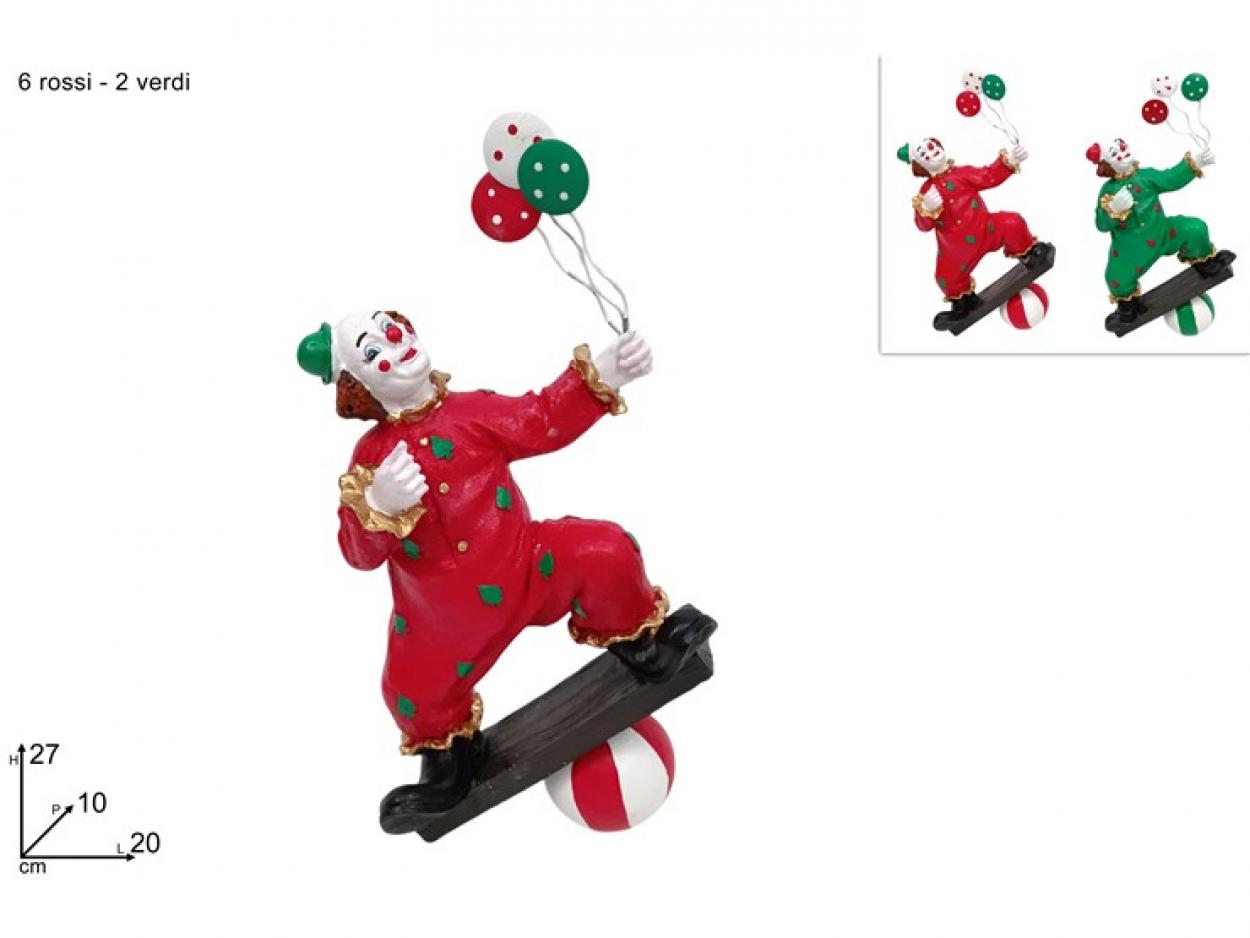 CLOWN GIOCOLIERE 27cm 375946 40649