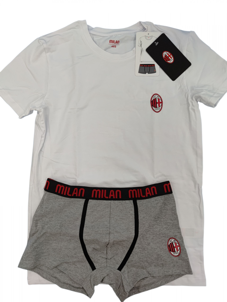 CMBMC101110 SET MAGLIA+BOXER MILAN TG ADULTO 40703