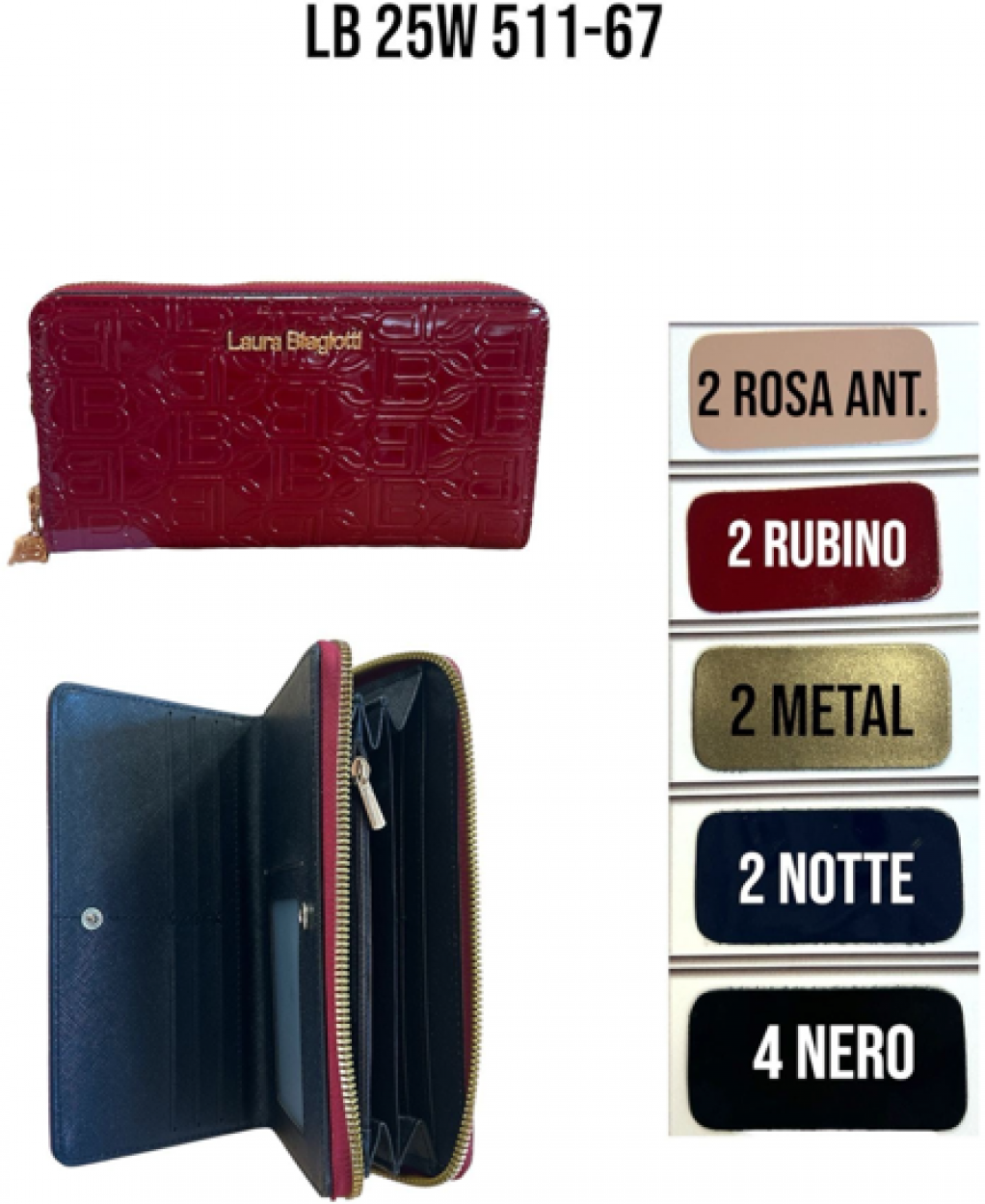 PORTAFOGLI LAURA BIAGIOTTI 25W 511-67 41188