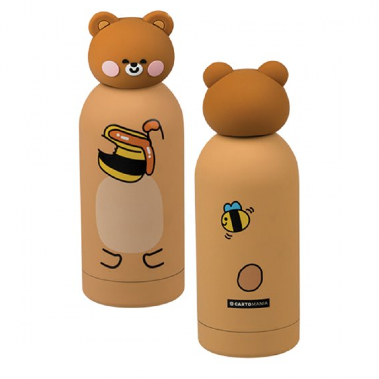 30D302512 BOTTLE CON TOPPER SAGOMATO 350ml ORSO CARTO0MANIA CHILL & REFILL 41434