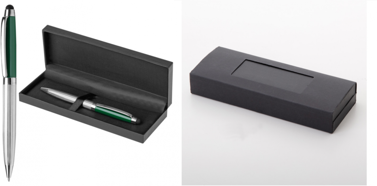 PD035VS PENNA SFERA METALLO VERDE SCURO 40537