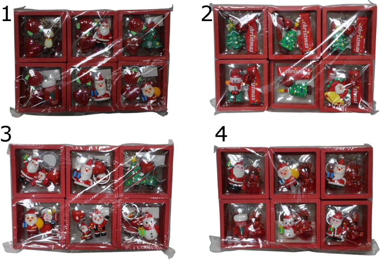 PORTACHIAVI NATALIZI ASSORTITI PC/160/87