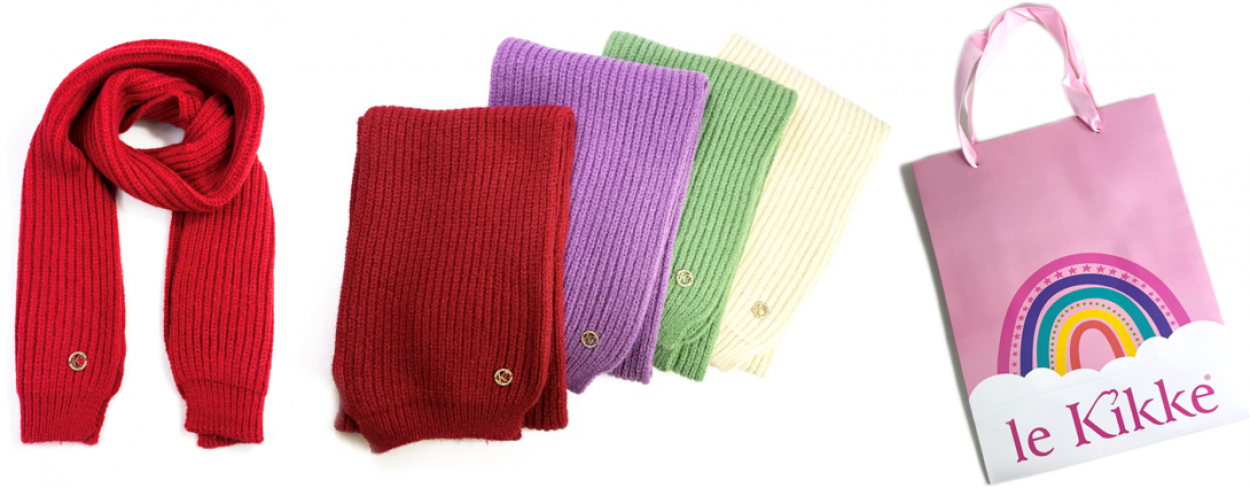 AG6092 SCIARPA BIMBA LE KIKKE 130x120cm 41414