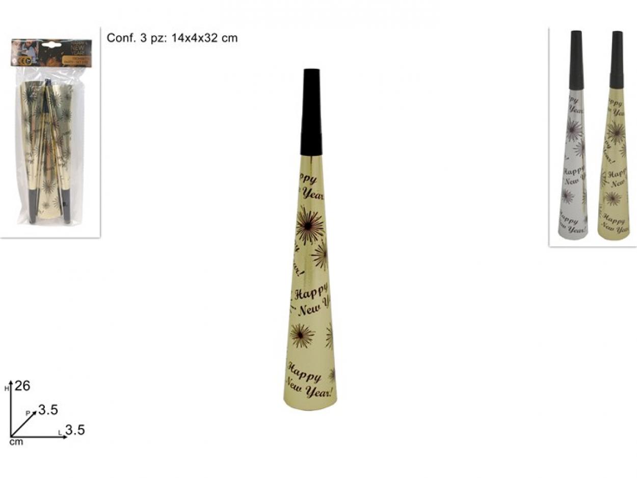 TROMBETTE SET 3pz NEW YEAR 908620 40649