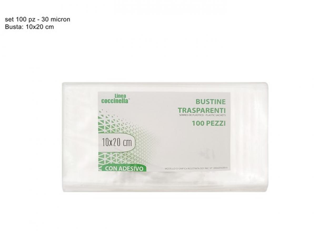 BUSTE TRASPARENTI 10x20 100 PZ 243749