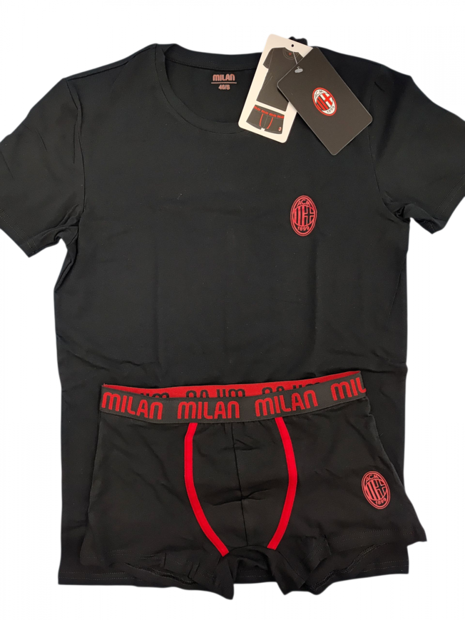 CMBMC101110 SET MAGLIA+BOXER MILAN TG ADULTO 40703