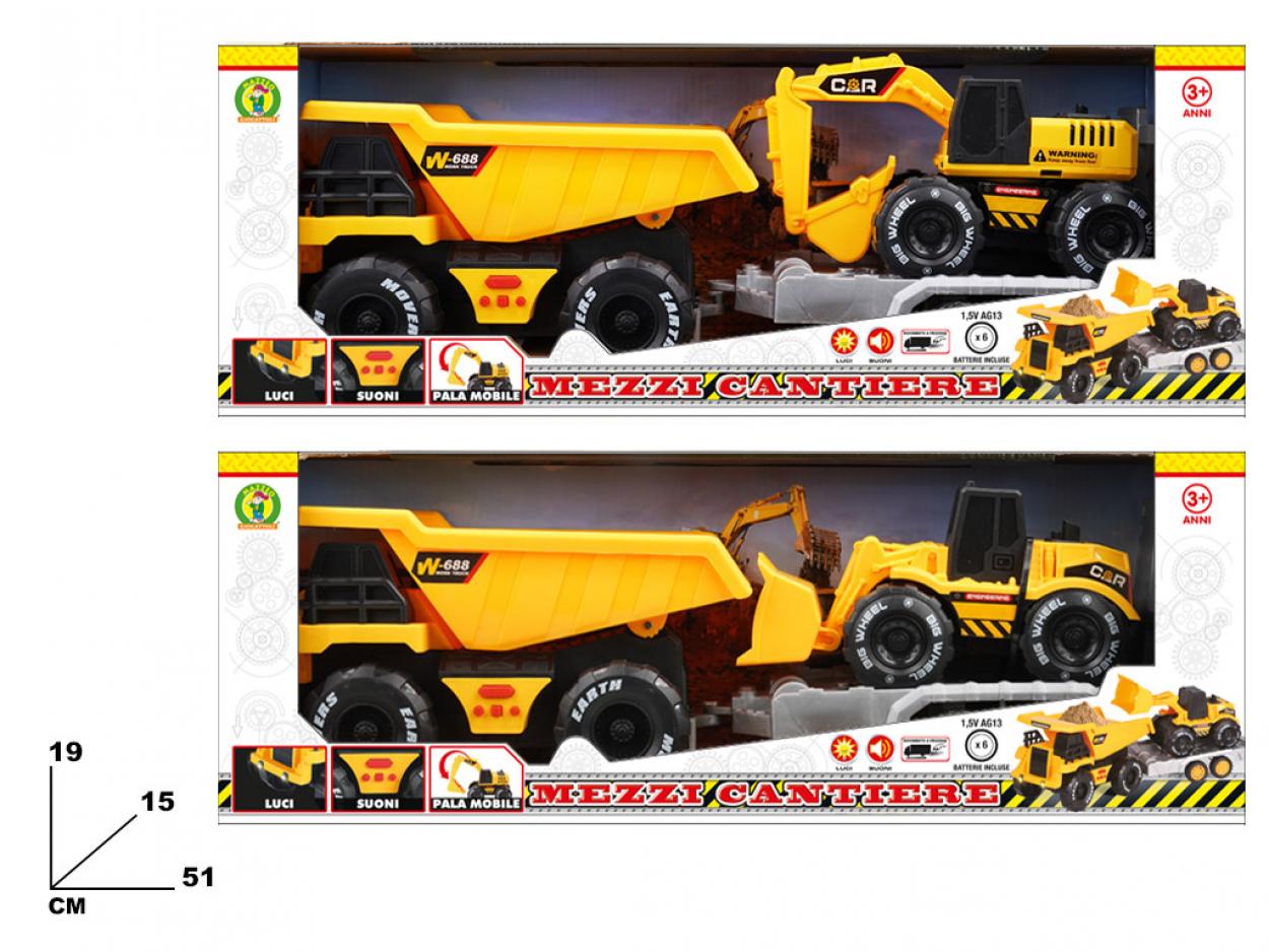 MEZZI CANTIERE CON LUCI E SUONI 149140 41272