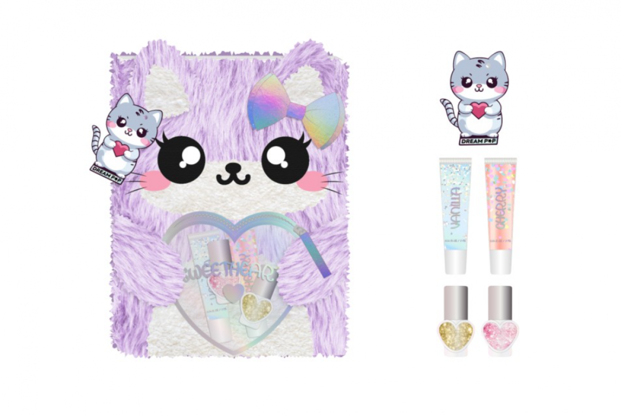 Y81369A-33399 SKETCH BOOK CON SET STATIONERY GATTI TRI-COASTAL DREAMPOP 41434