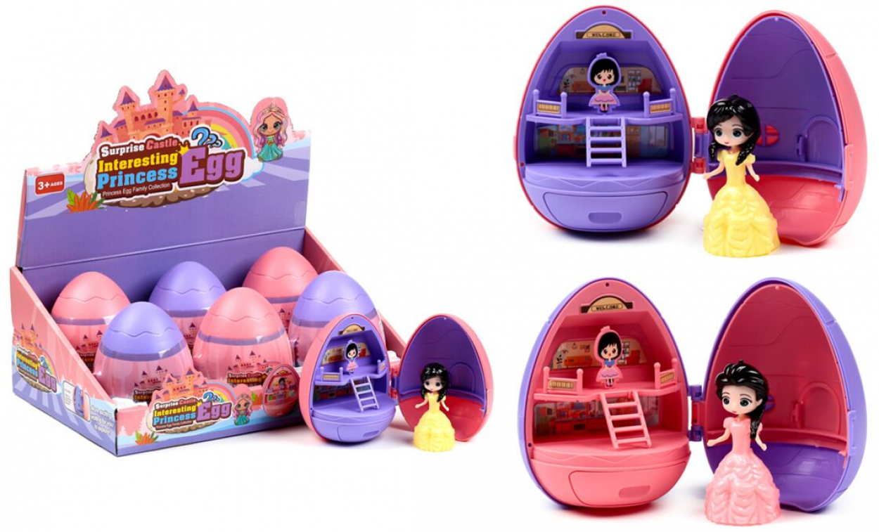 TY1004 CASTELLO DELLE PRINCIPESSE CON ACCESSORI UOVO CON SORPRESA MONDO 41273