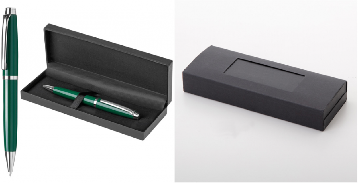 PD033VS PENNA SFERA METALLO VERDE SCURO 40537