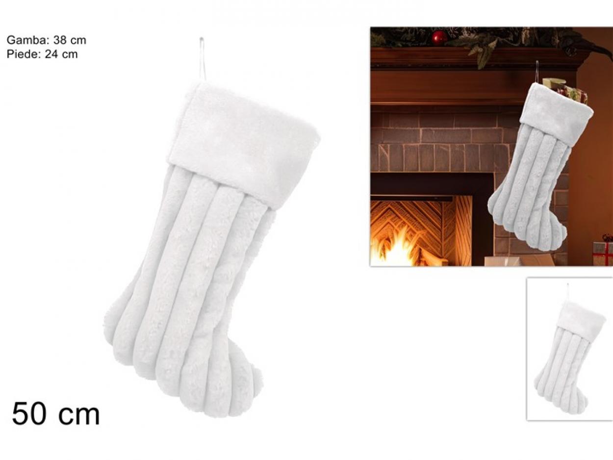 CALZA 50cm PELLICCIA BIANCA 326313 40649