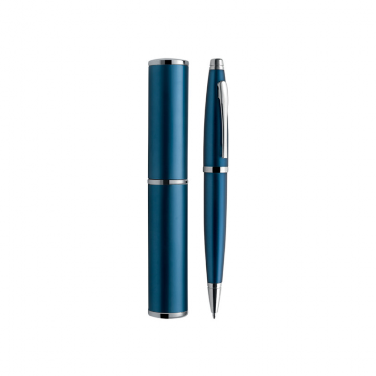 PD025BL PENNA A SFERA METAL C/AST BLU 40537