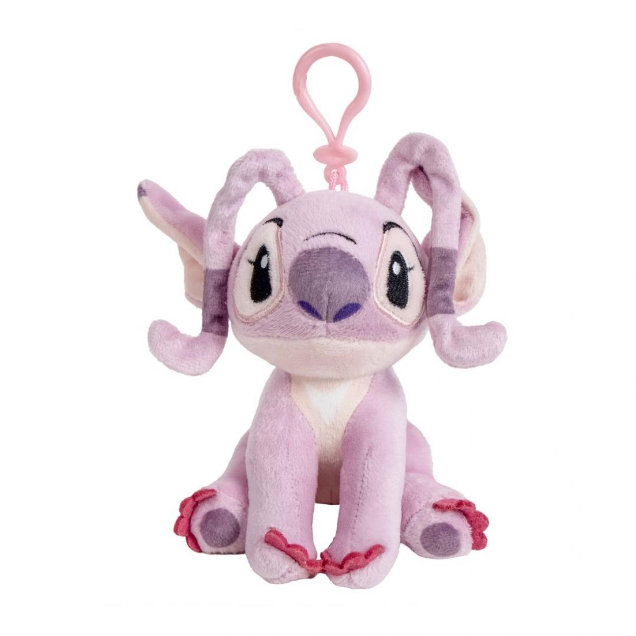 (MIS 0) ANGEL DISNEY STITCH PELUCHE PORTACHIAVI 12,5cm C/BAGCLIP 2600002736 41115