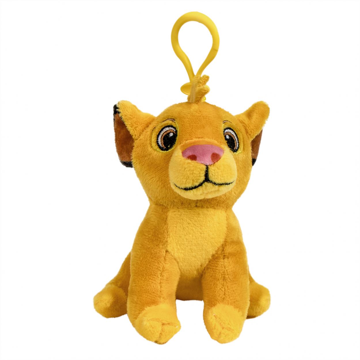 (MIS 0) SIMBA DISNEY ANIMAL FRIENDS PELUCHE P/CHIAVI 12.5CM C/BAGCLIP 2600002712 41115