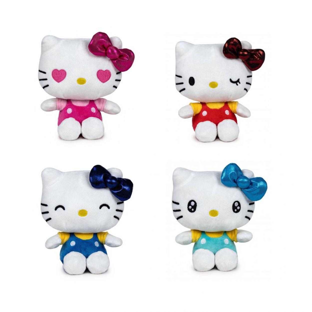 (MIS 3+) HELLO KITTY (50esimo Anniversario) PELUCHE 22cm 760023869 760024021 41115