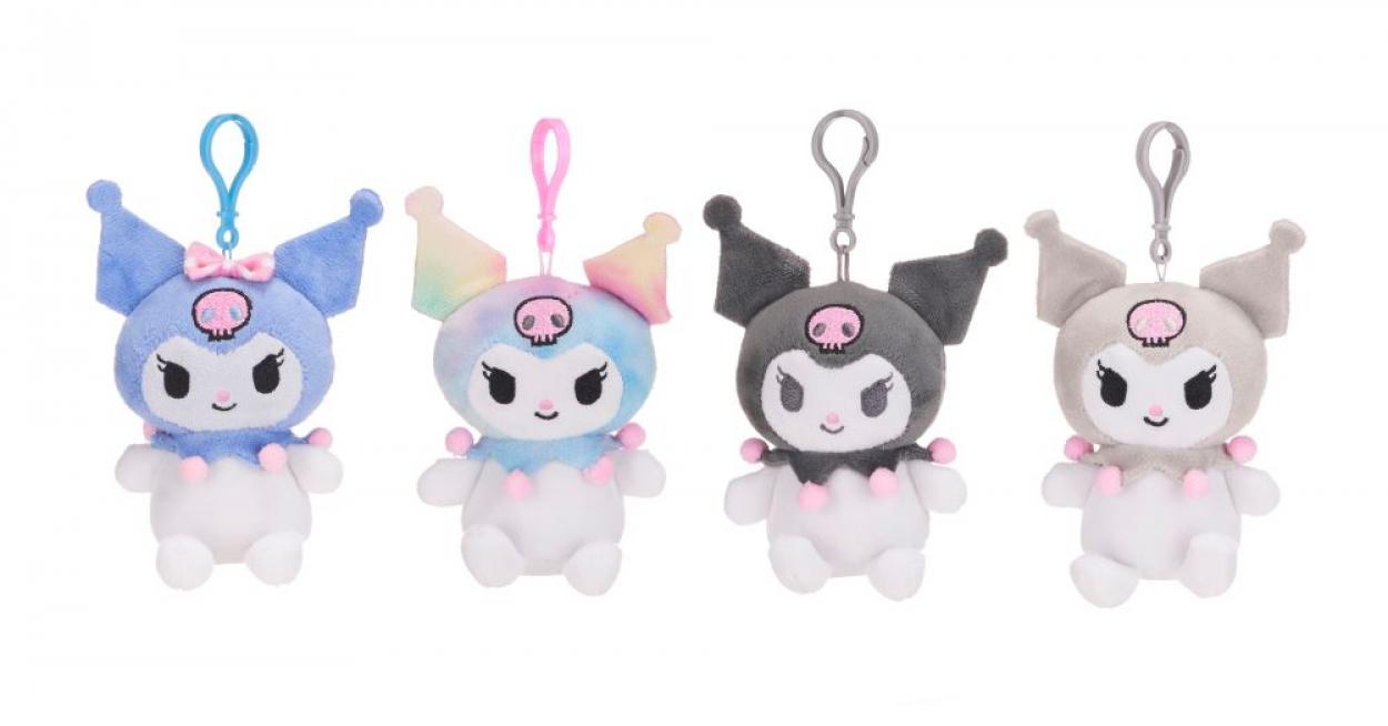 (MIS 0) HELLO KITTY KUROMI PELUCHE 10cm CON BAGCLIP 3279D 41115
