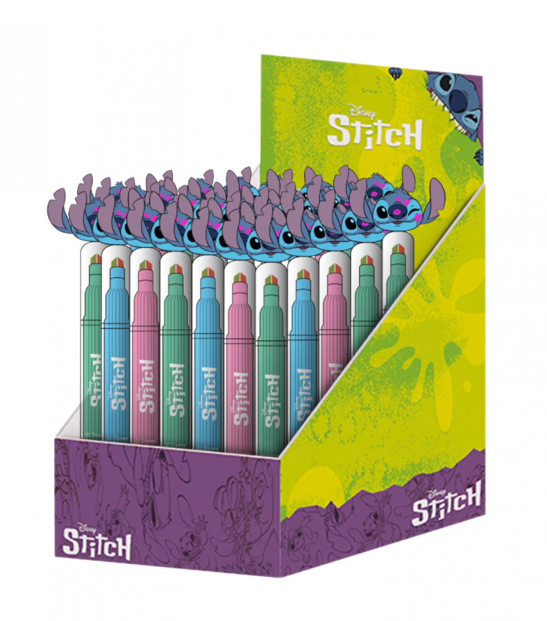 90H302512 EVIDENZIATORE 3 PUNTE CON TOPPER LILO & STITCH 41434