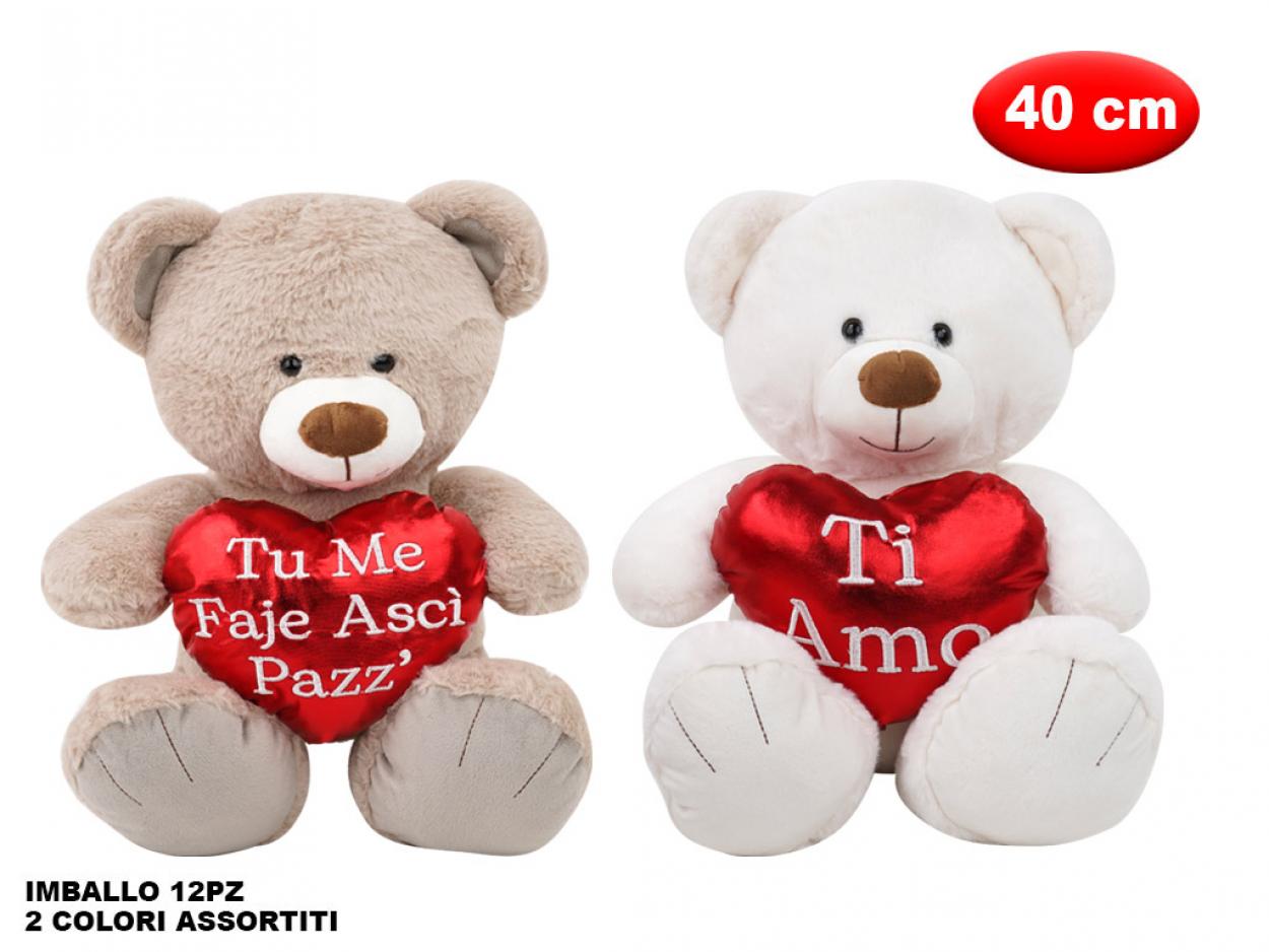 PELUCHE CON CUORE 40cm 169742 41272
