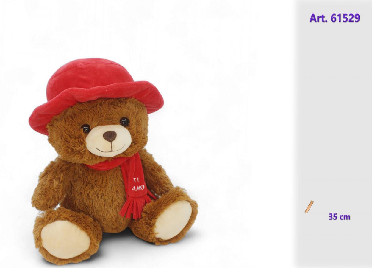 ORSO CON CAPPELLO E SCIARPA 161529 52548