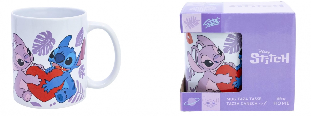 STT93488 STITCH TAZZA CERAMICA 320ml GIFT BOX 41401