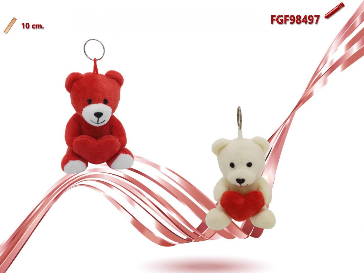 ORSO PELUCHE PORTACHIAVI ROSSO 498497 52548
