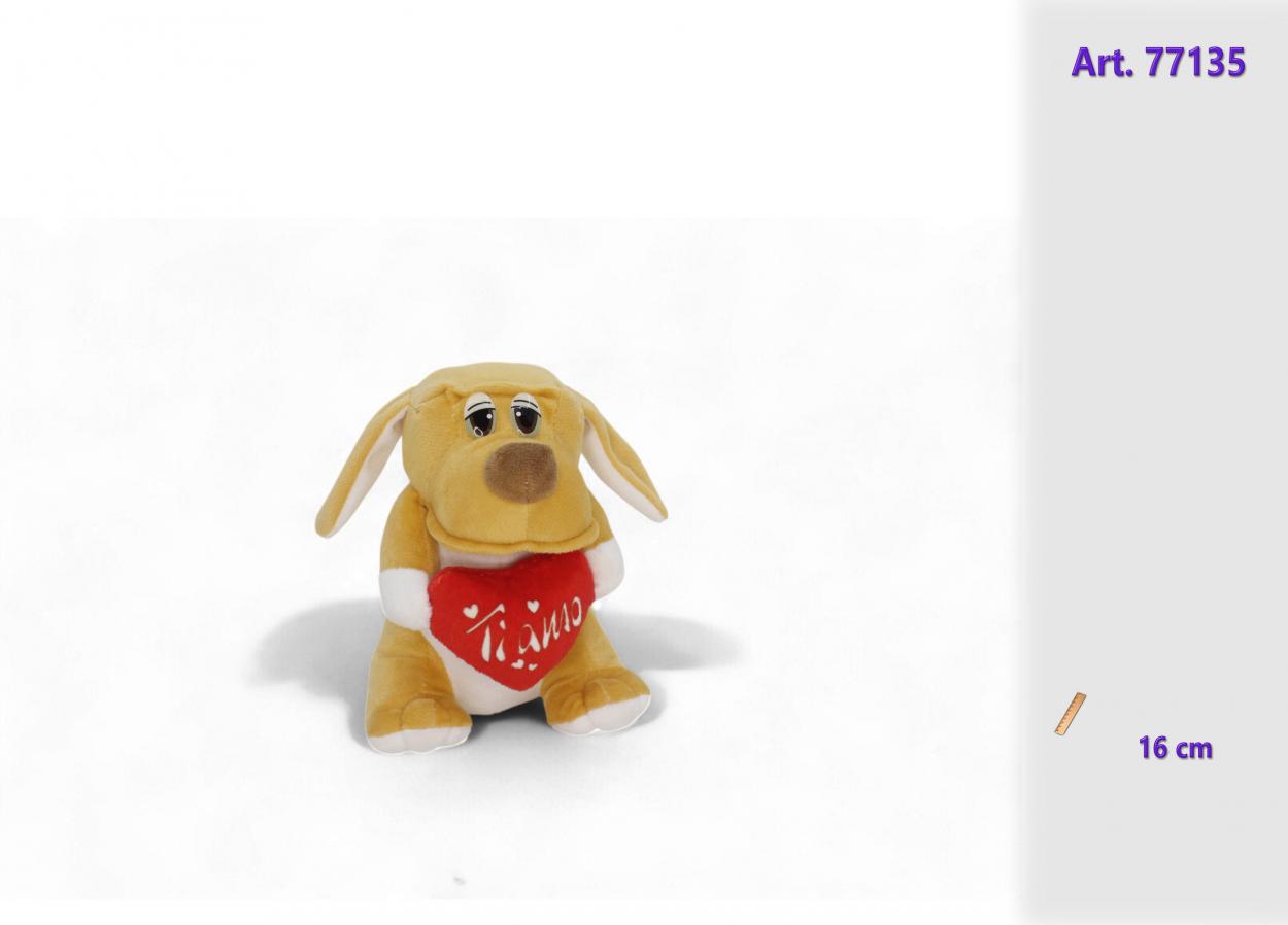 CANE PELUCHE CON CUORE 017135 52548