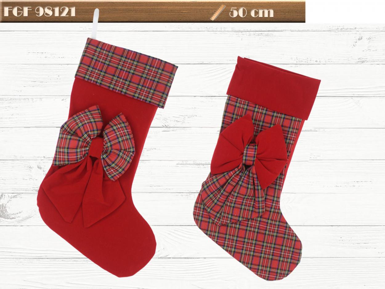 CALZA IN TESSUTO CON DECORAZIONI 498121 52548