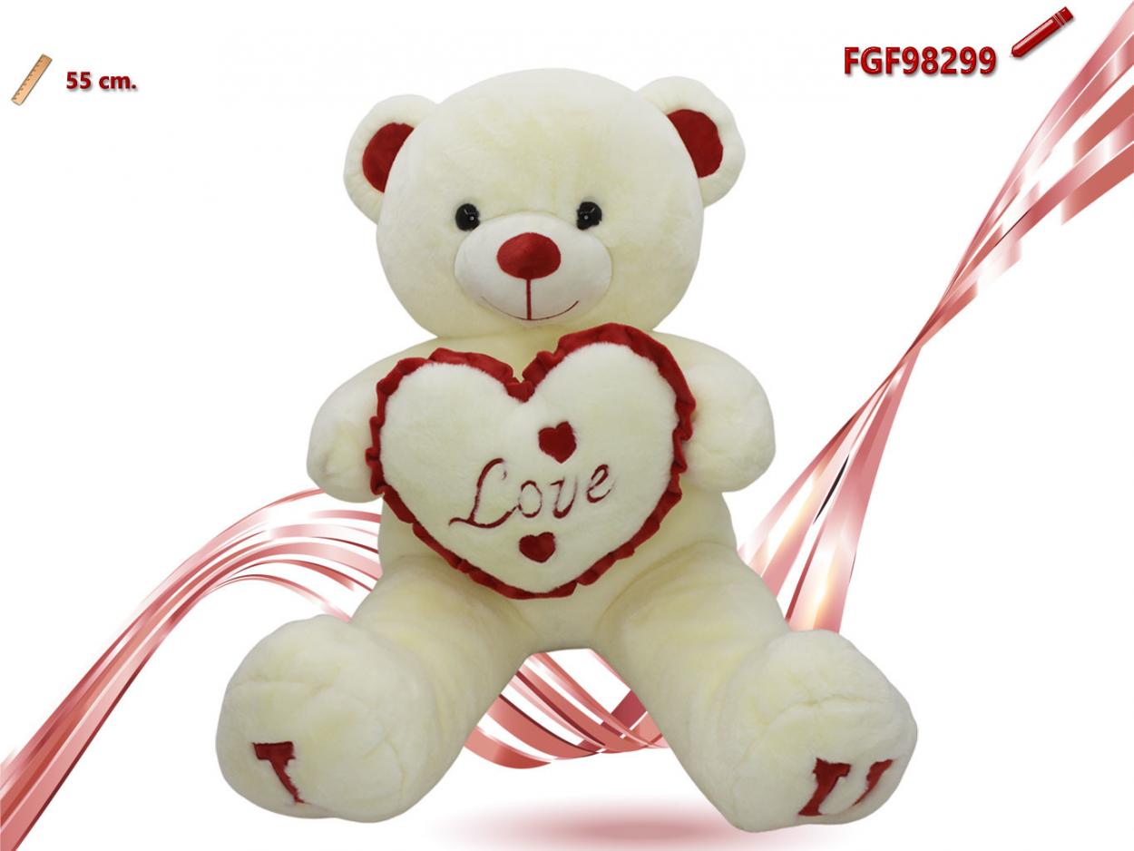 ORSO PELUCHE CON CUORE 498299 52548