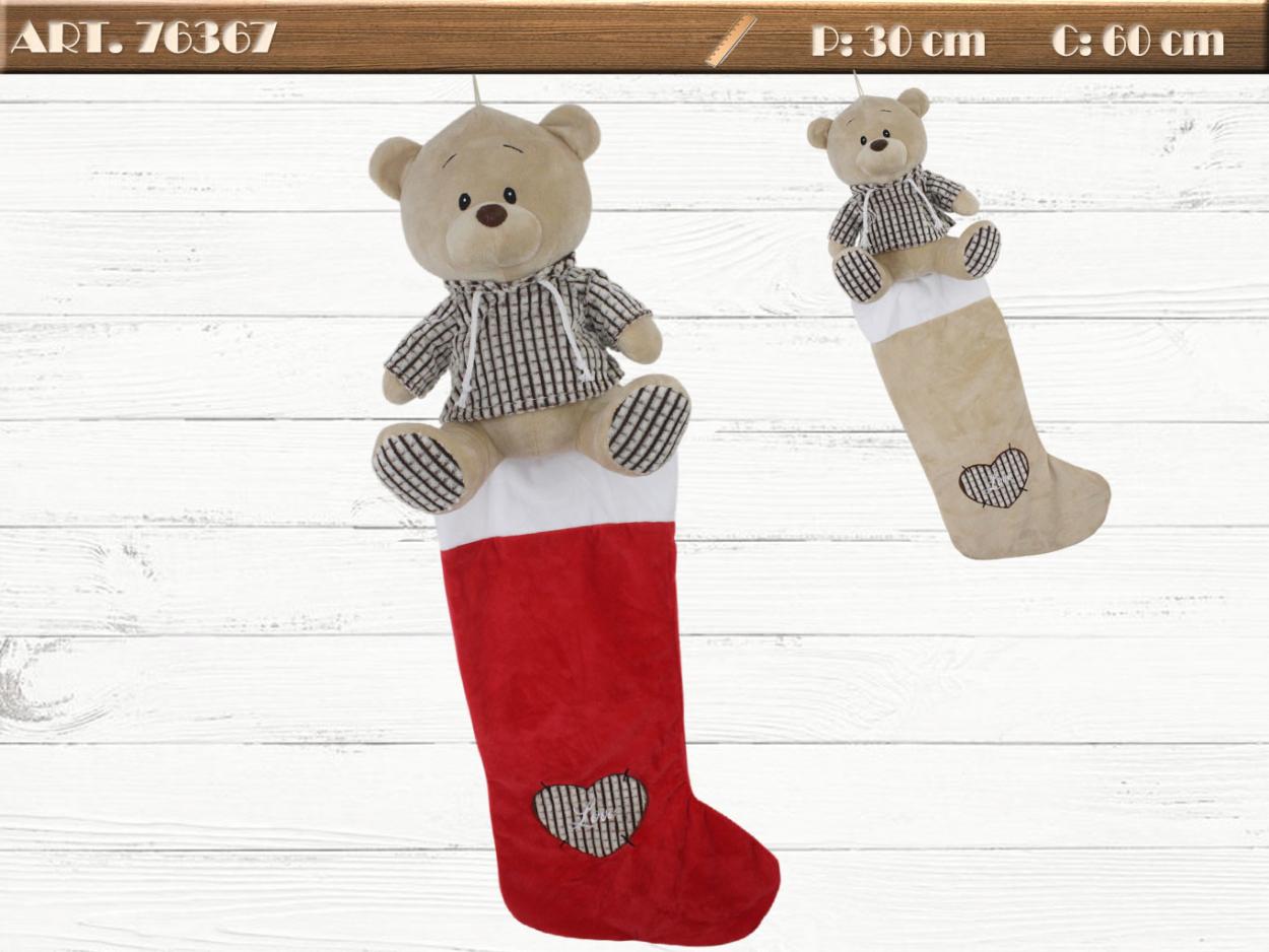 ORSO PELUCHE CON CALZA 976367 52548